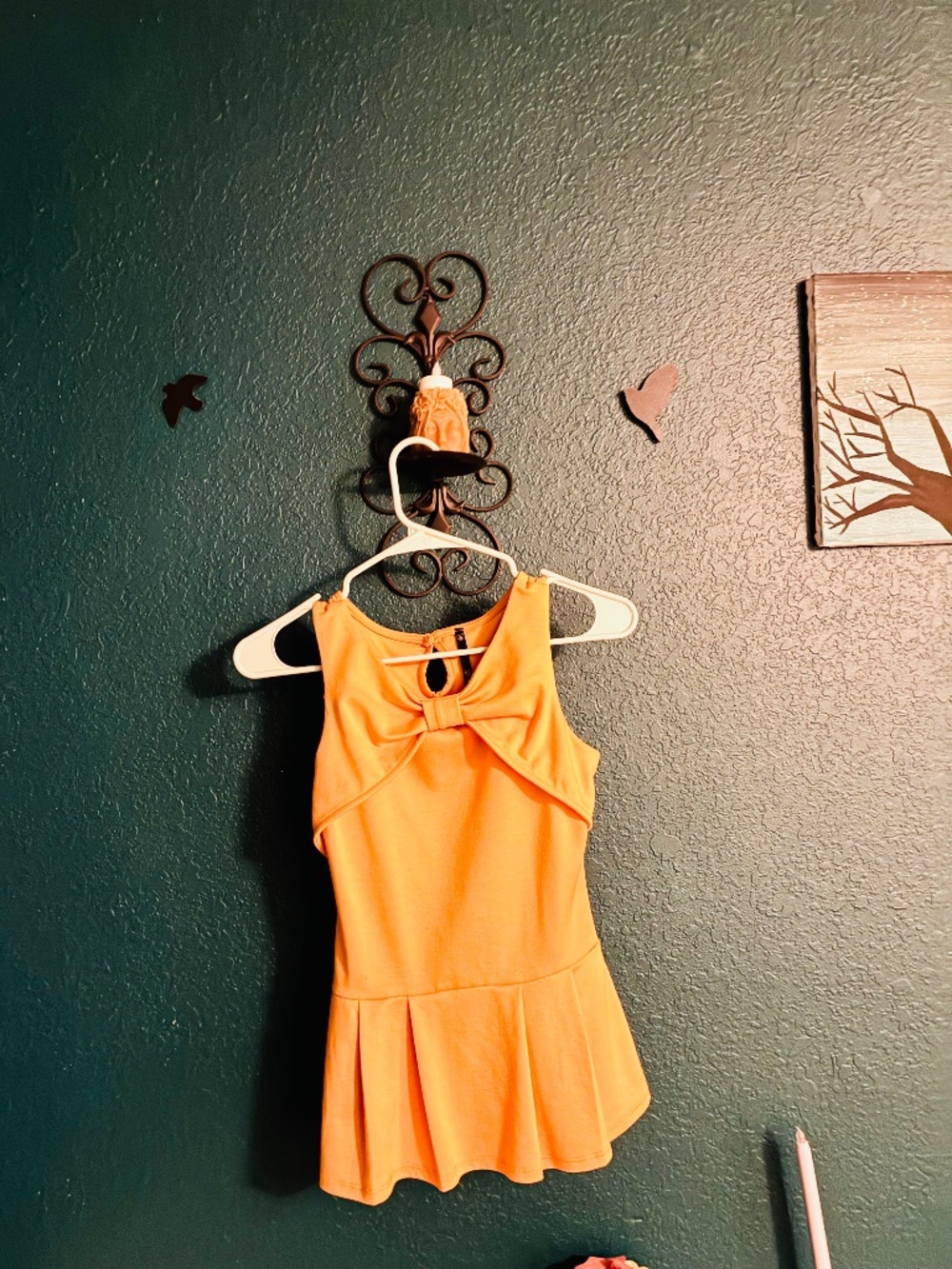 Love Culture peplum bow top